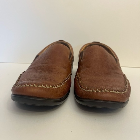 J. Murphy Cort Whipstitch Venetian Leather Loafers Men’s Size 9M Made in Brazil